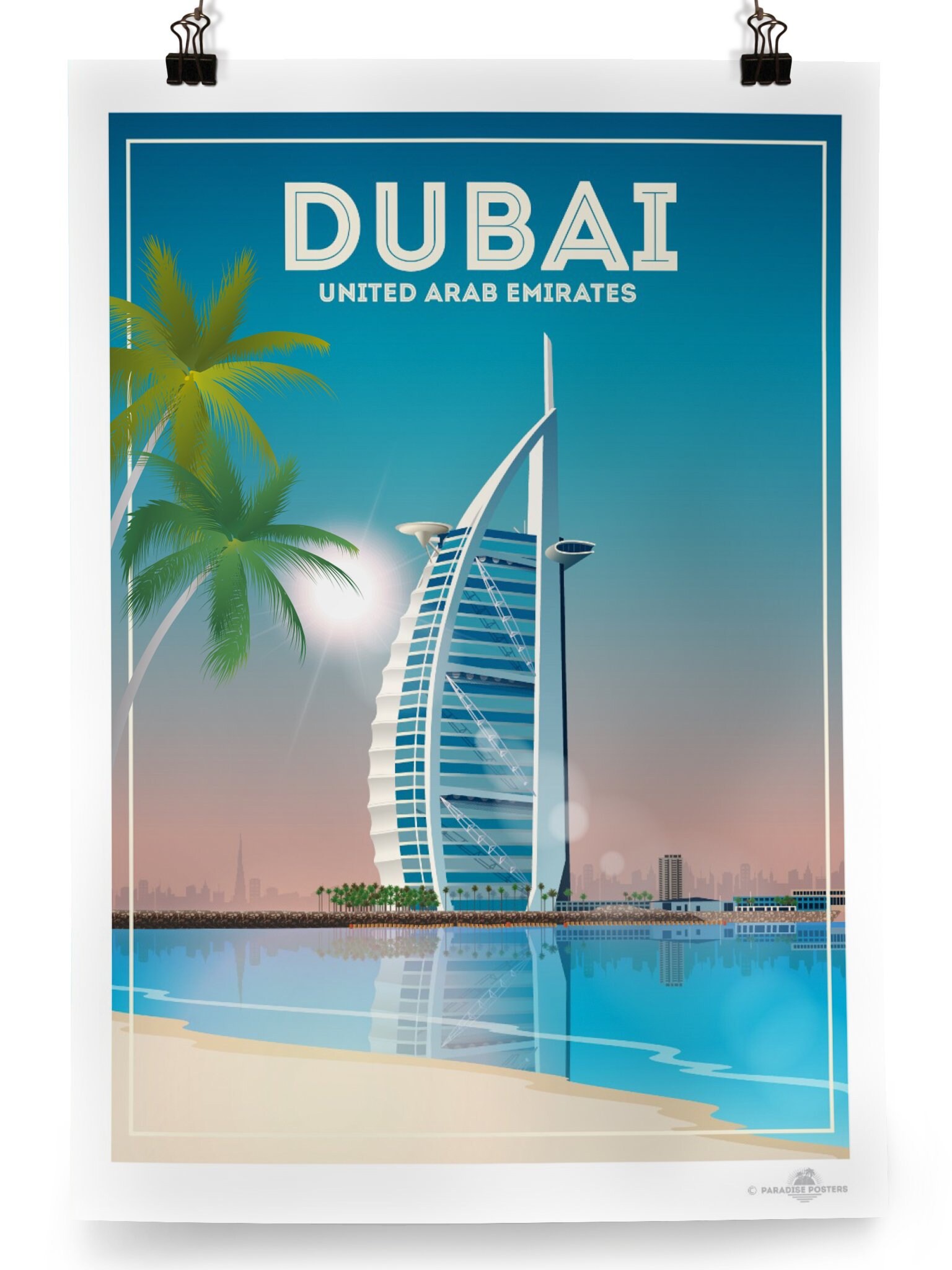 Dubai Poster Print Etsy