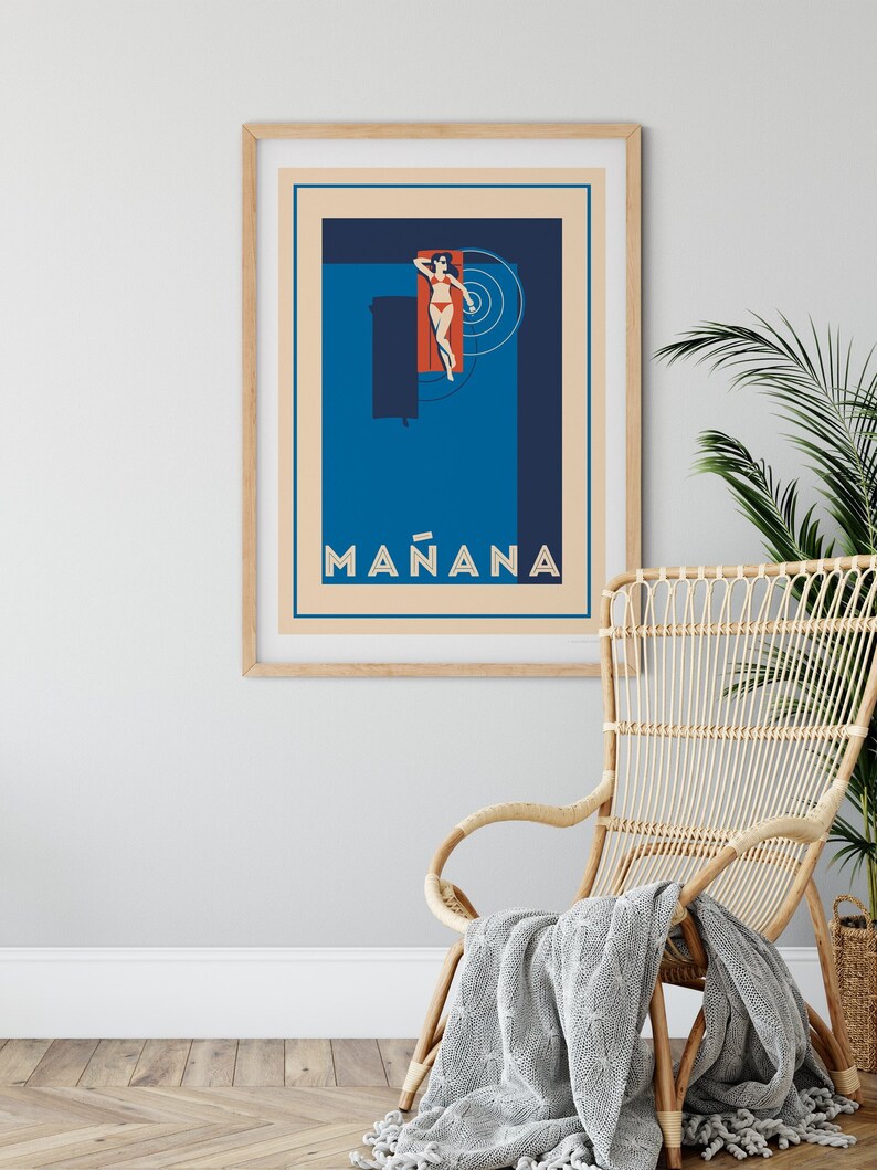 Manana Retro poster print image 6