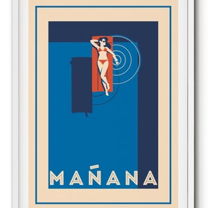 Manana Retro poster print image 2