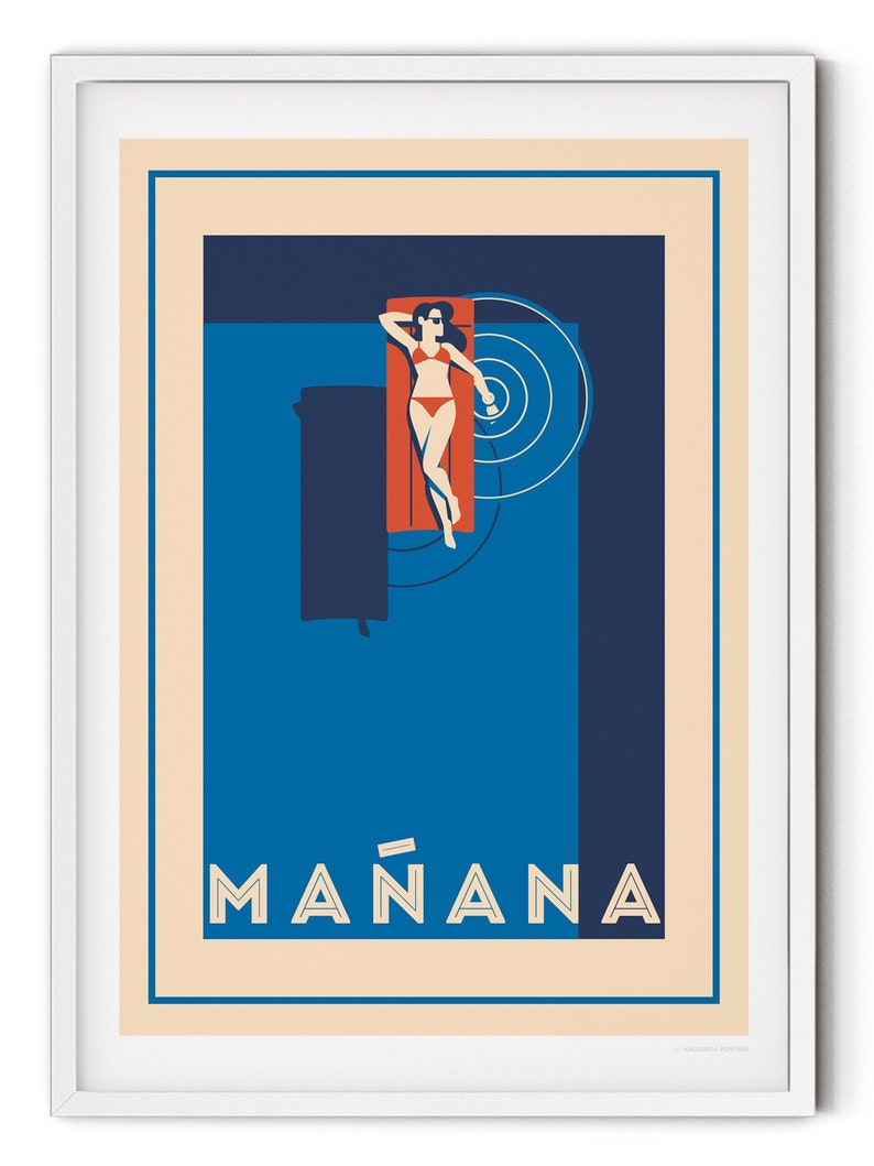 Manana Retro poster print image 2