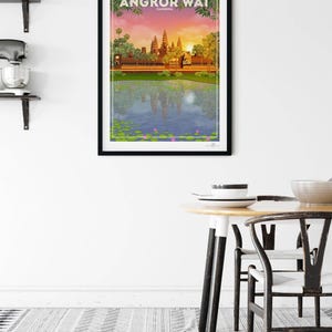 Angkor Wat Cambodia Poster Print