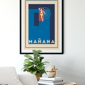 Manana Retro poster print image 4