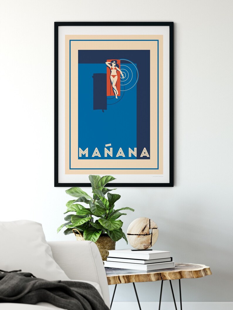 Manana Retro poster print image 4