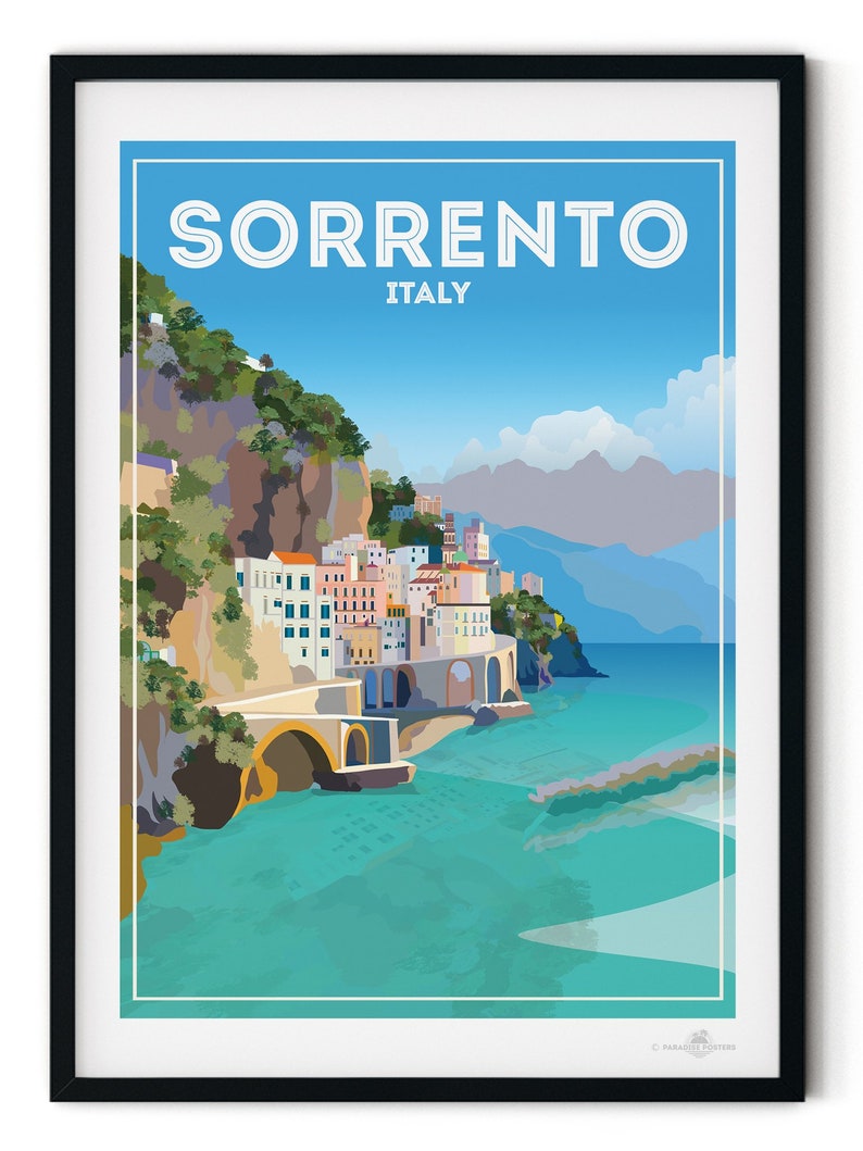 Sorrento Italy Poster Print - Etsy