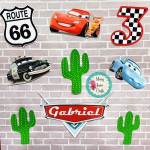 Disney Cars Cutouts, Disney Cars Birthday, Cars Cake Decor, Cars Cutouts, Cars centerpieces