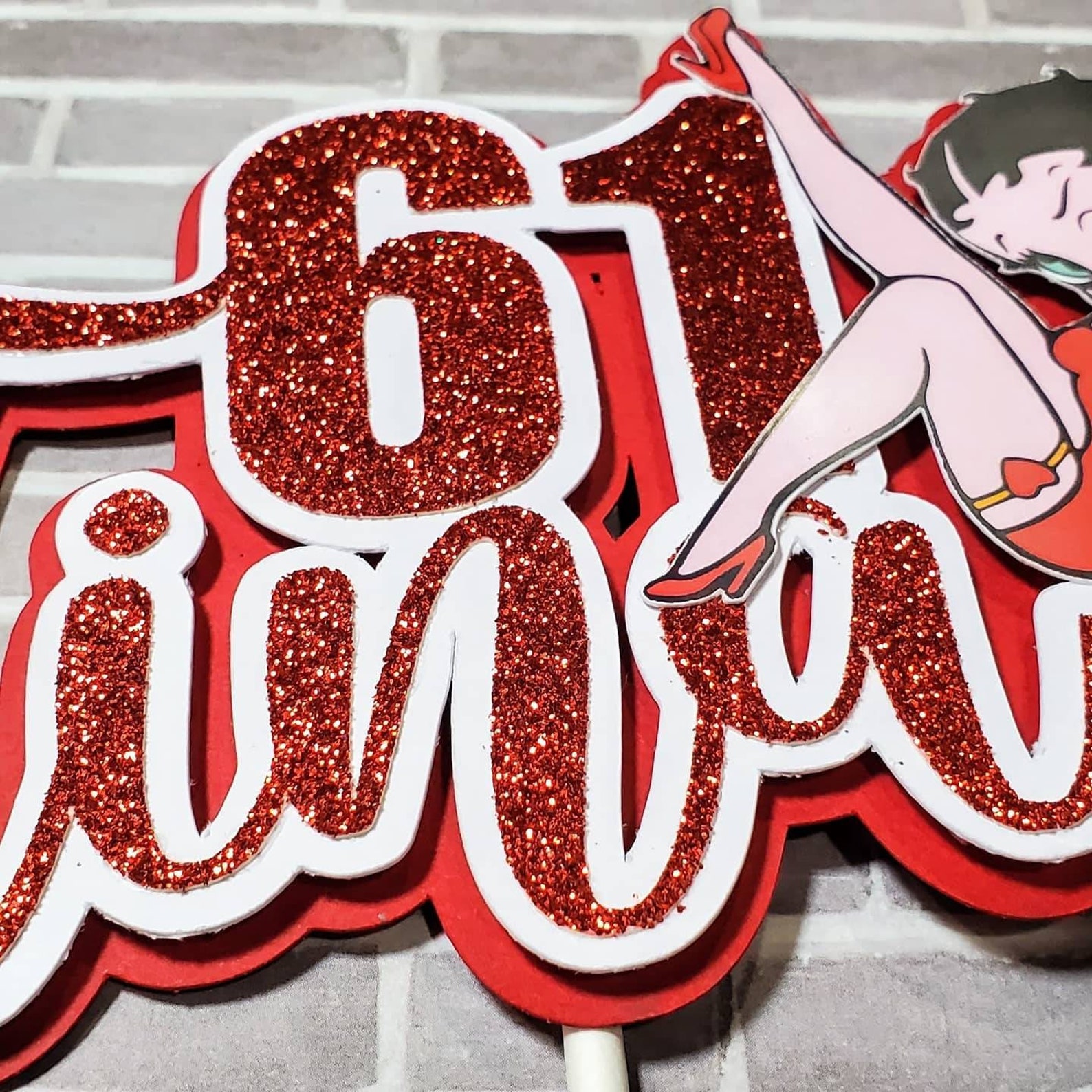 Betty Boop Cake Topper Betty Boop Cupcake Toppers Betty - Etsy