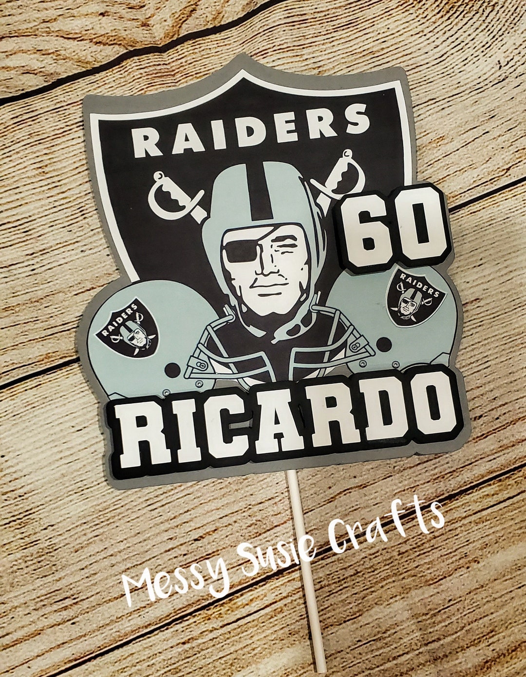 Raider's Cake Topper Raiders Birthday Party Raiders Etsy