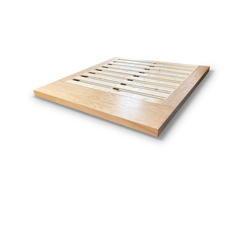 Floor Bed Frame Wooden Bed Frame Handmade Furniture Queen Bed Frame for