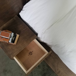 Bed Frame With Nightstands