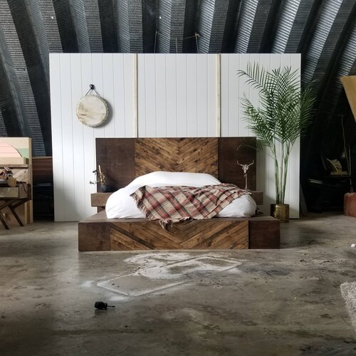 King Size Bed Frame Etsy