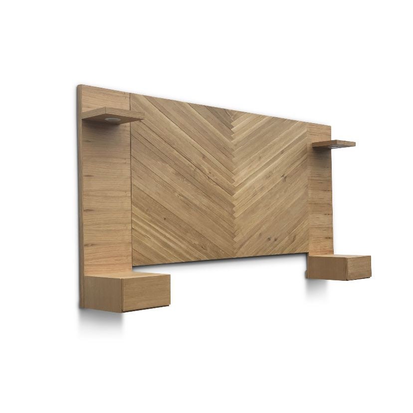 Floating Wall Mounted Headboard With Nightstand and Drawers Etsy