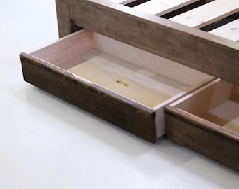 Handmade Undercarriage Storage Drawers: Farmhouse Bedroom Decor