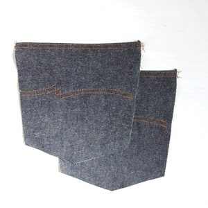 Denim pockets