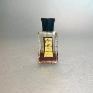 Vintage Anita Charles V Paris Perfume: 2.5ml Mini Sample Bottle