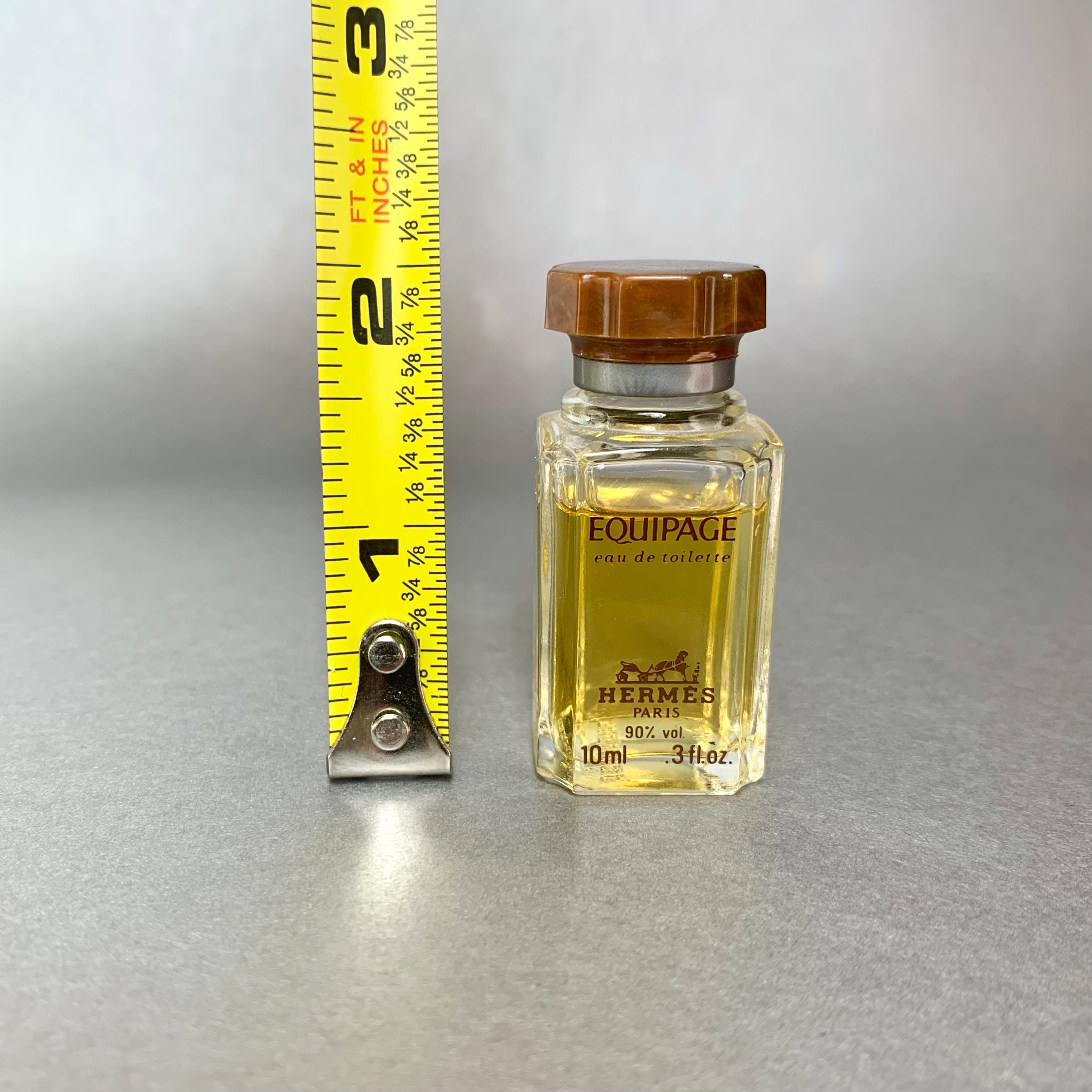 Vintage Hermès Equipage Perfume Miniature, Full Glass Bottle (3 FL