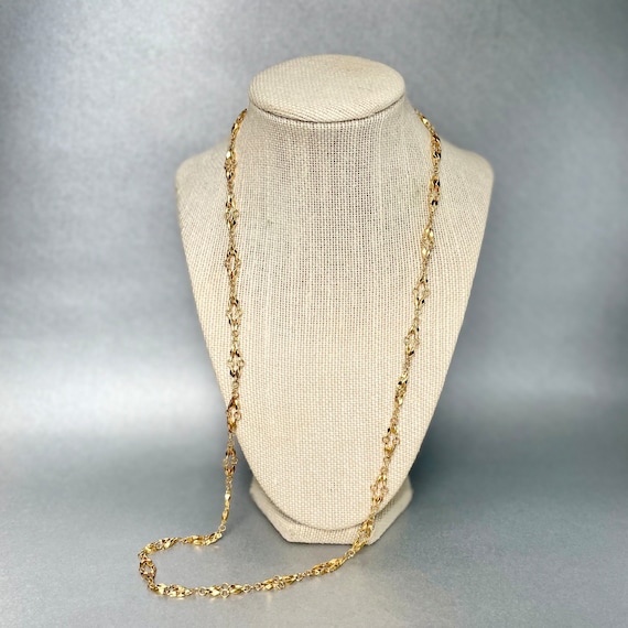 Trifari tm gold chain cheap necklace