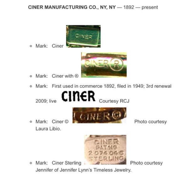 Vintage Ciner Earrings, Silver Tone Half Hoop Cli… - image 9