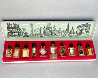 Les Parfums De Paris Miniature Perfume Bottles in Box