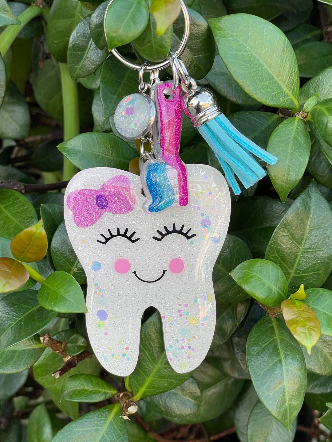 Tooth Keychain, Dental Keychain, Cute Keychain Etsy
