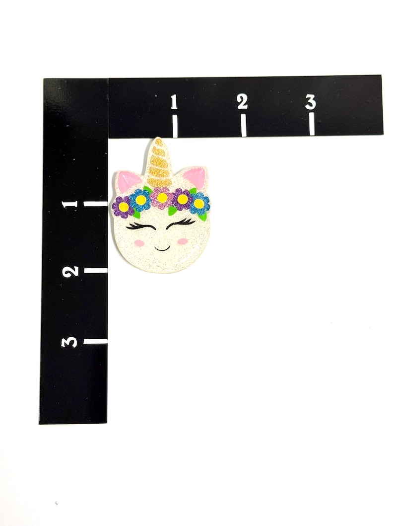 Unicorn Badge Reel: Retractable Swivel Alligator Clip image 2