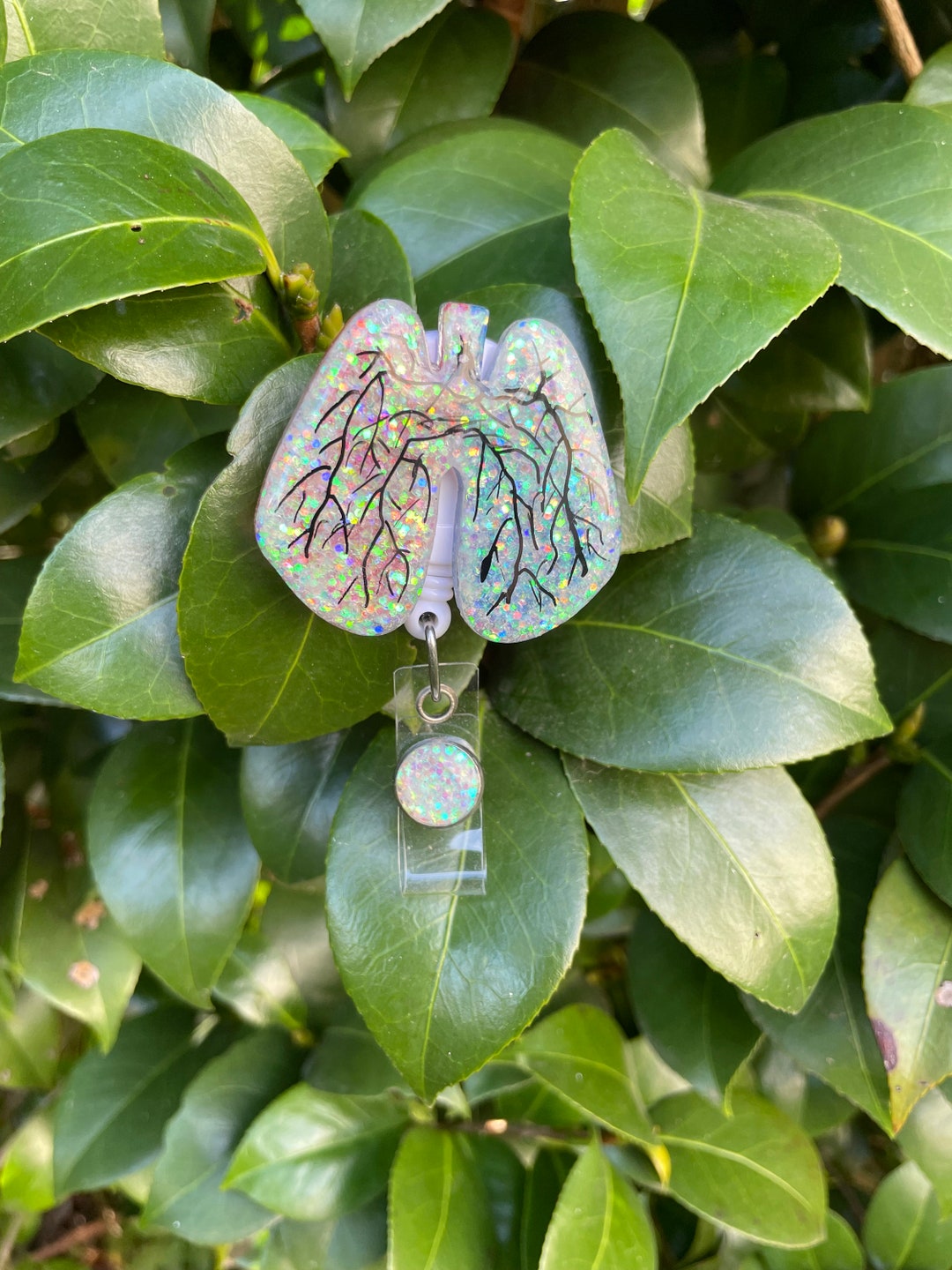 Lung Badge Reel Retractable Swivel Alligator Clip Medical Etsy