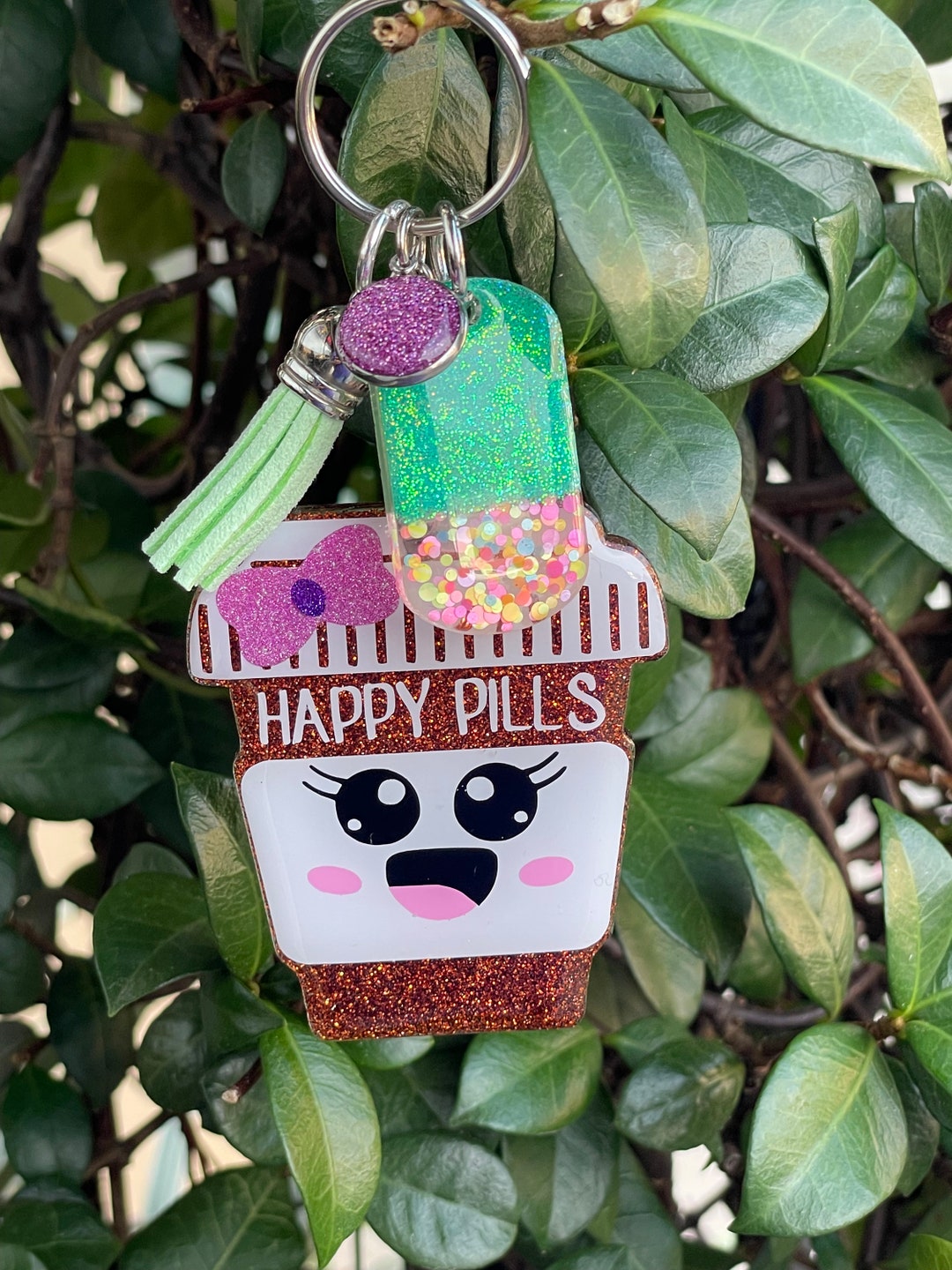 Prescription Bottle Keychain Pharmacy Keychain Pharmacy Etsy