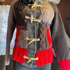 Knit Jacket | Hand made | Boy & Girl | Glay | Coat | Jacket | Kids