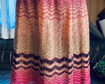 M Missoni | Mini Skirt | Zig Zag Knit | Made in Italy | Size Women M(42) |Made in Italy