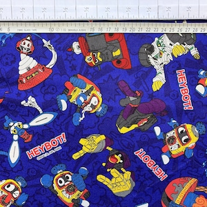 110 x 60 cm | Gemaakt in Japan | Robot | Hey jongen | Bandai | Schattig | Knutselen | Naaien | Stof
