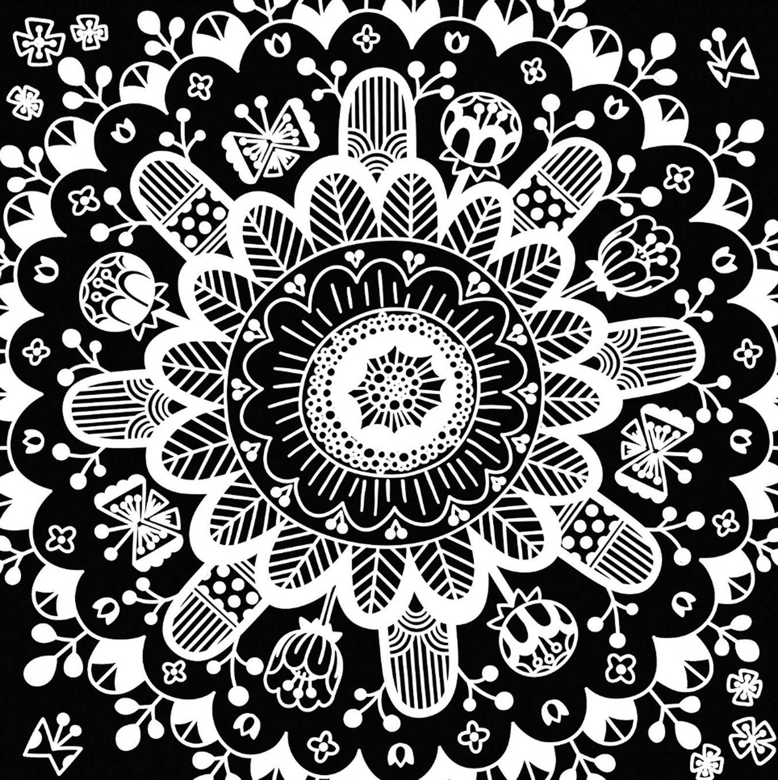 Flower Flower Flower Scratch Art Scratchart Postcard Etsy