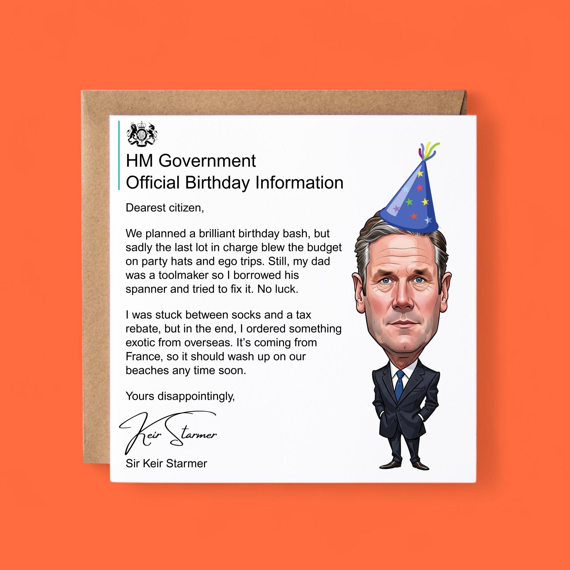 Funny Bipartisan Birthday Card – Politicians Singing In Harmony | House Of 1776 - View #12