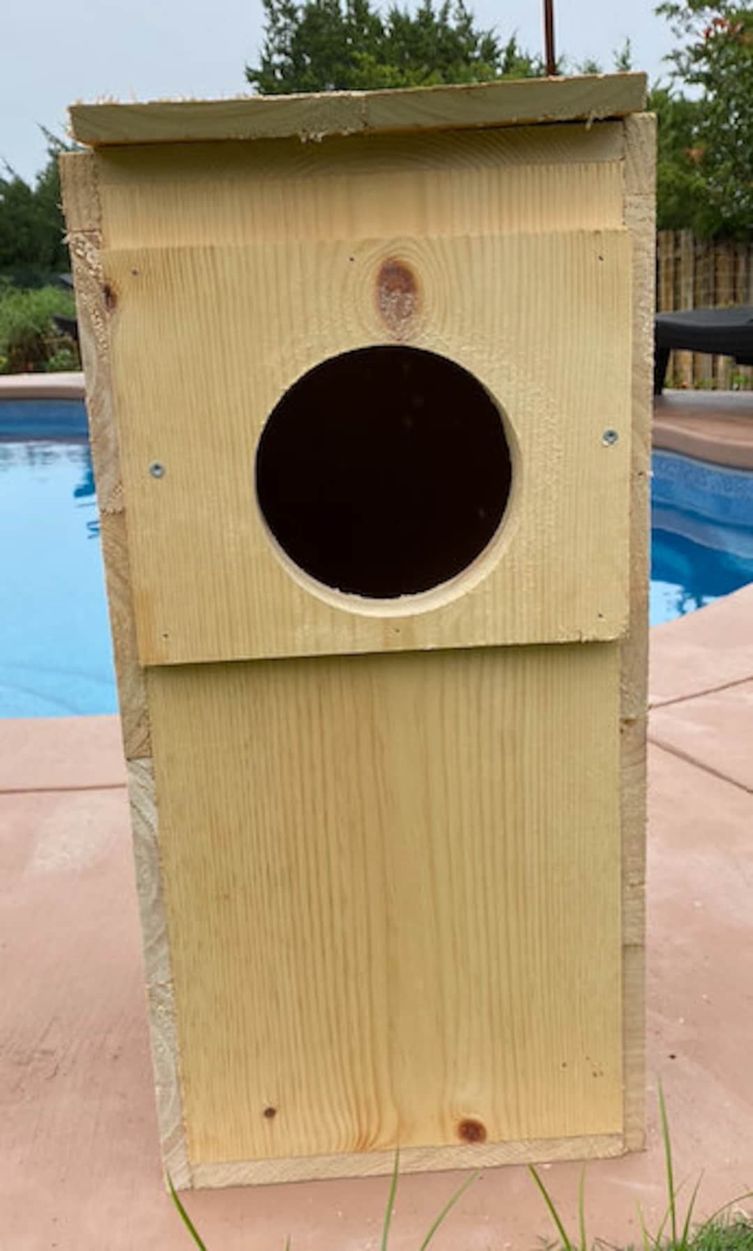 Barred or Great Horned Owl Nesting Box Made of Pine and Cedar Etsy