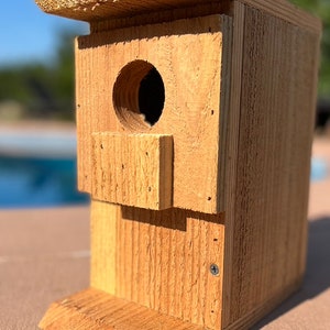 Cedar bird houses