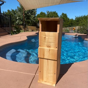 large cedar screech owl nesting box