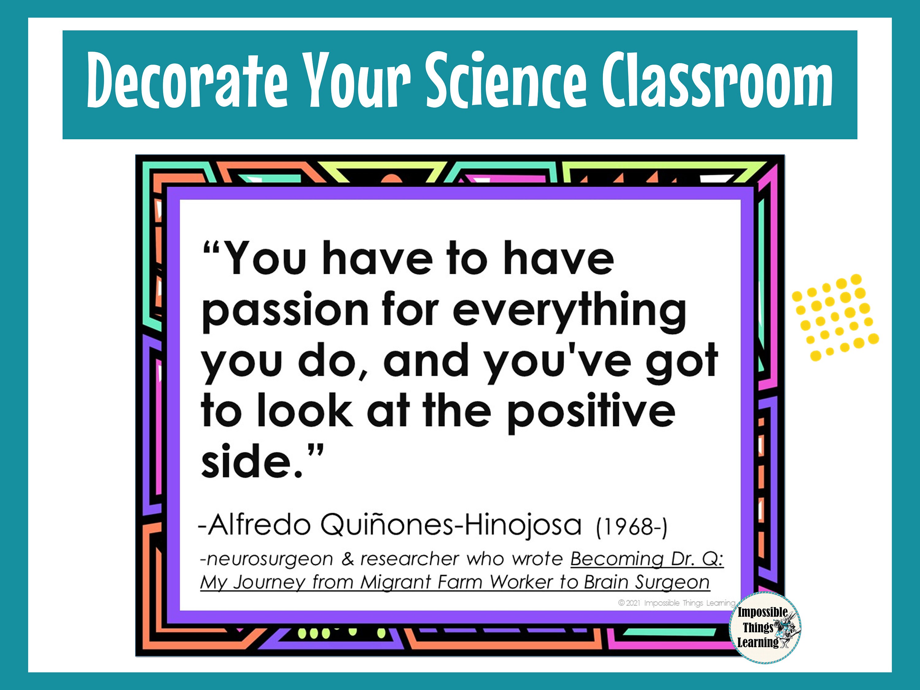 Hispanic Heritage Month Posters for Science Classroom With ...