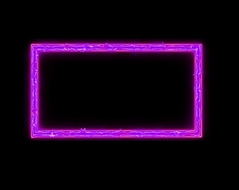 Neon Webcam Overlay -OBS webcam twitch facebook youtube