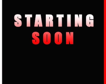TikTok Live Streaming Scenes Overlays Animated Red Black