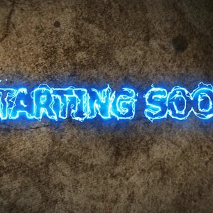 Animated Starting Soon Scene Twitch Facebook Youtube live streaming