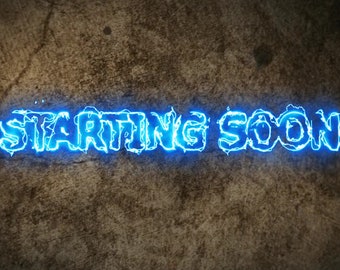 Animated Starting Soon Scene Twitch Facebook Youtube live streaming