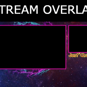 Just Chatting OBS STREAM OVERLAY twitch youtube facebook scene