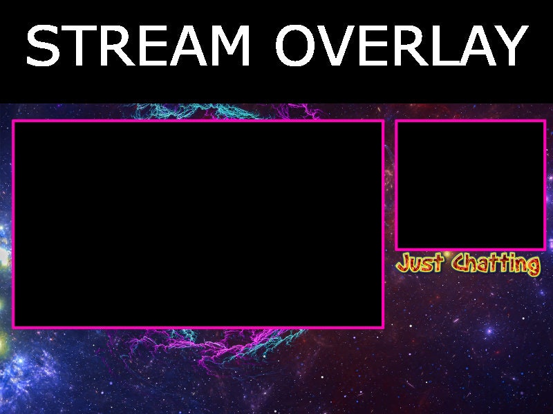 Stream Pack Strawberry Sunset / Panels Pack / Just Chatting 