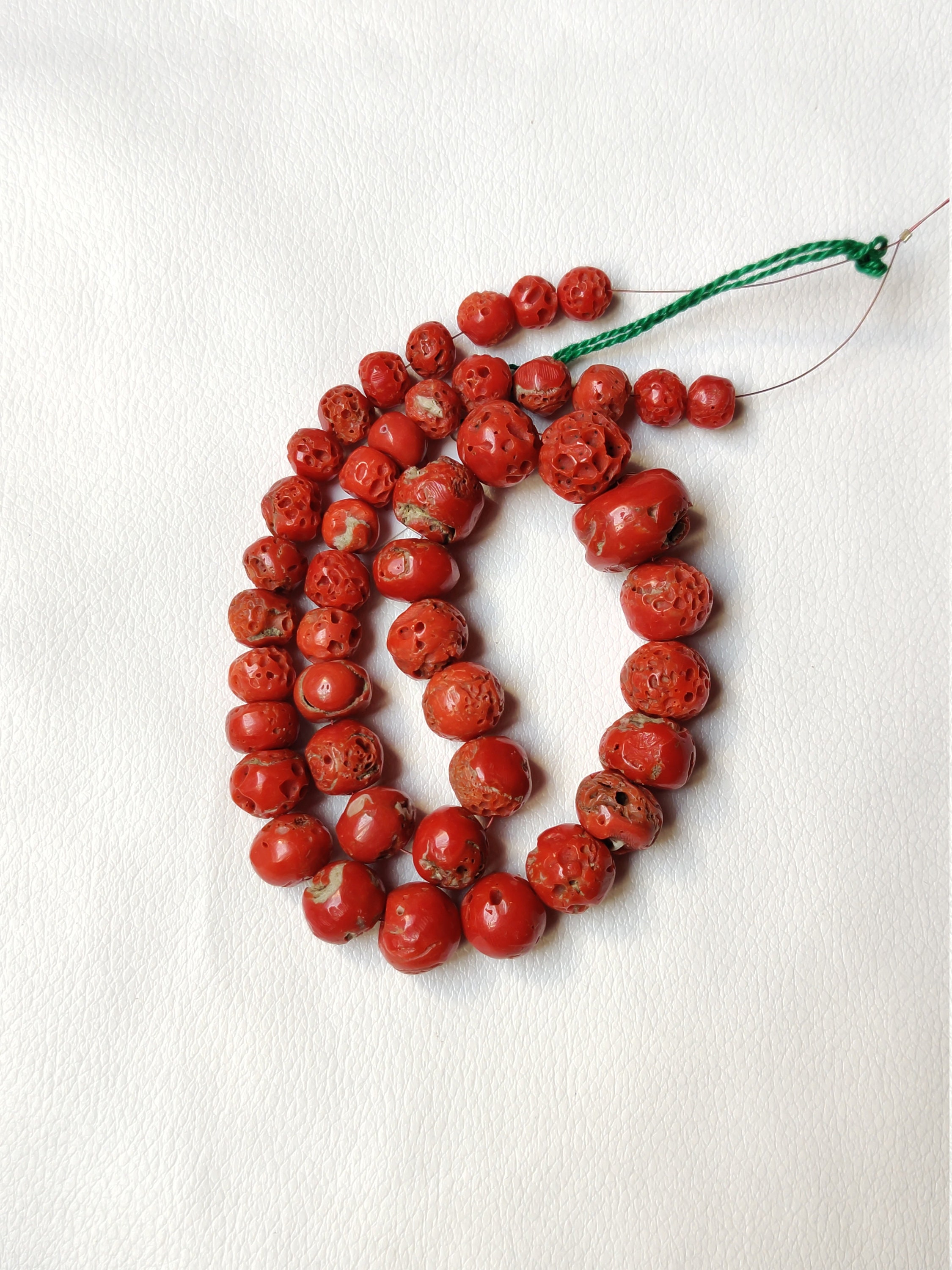 SALE 16 Inc Natural Red Coral Gemstone Strand Etsy
