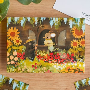 Taupe et souris - A6 Print | carte postale