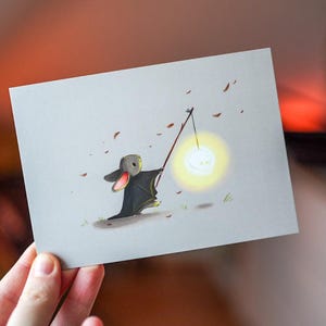 Chauve-souris - A6 Imprimer | Carte postale (nouveau matériel)