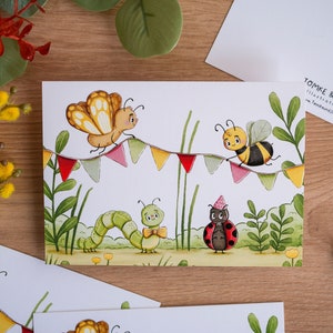 Fête des animaux - A6 Imprimer | carte postale