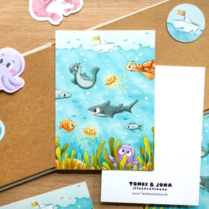 Bubble Buddies - Cartão Postal | DinA6