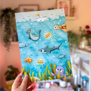 Bubble Buddies - Art Print | A4 und A5