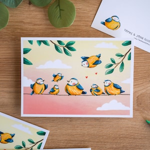 Meisen - A6 Print | Postkarte