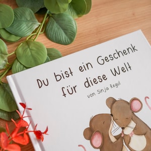 Livre pour enfants - Tu es un cadeau pour ce monde | Allemand + Anglais