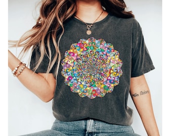 mandala shirt, yoga shirt, spiritual shirt, mandala tshirt, spiritual t shirts, yoga shirts, meditation shirt, zen shirt, yoga shirt women